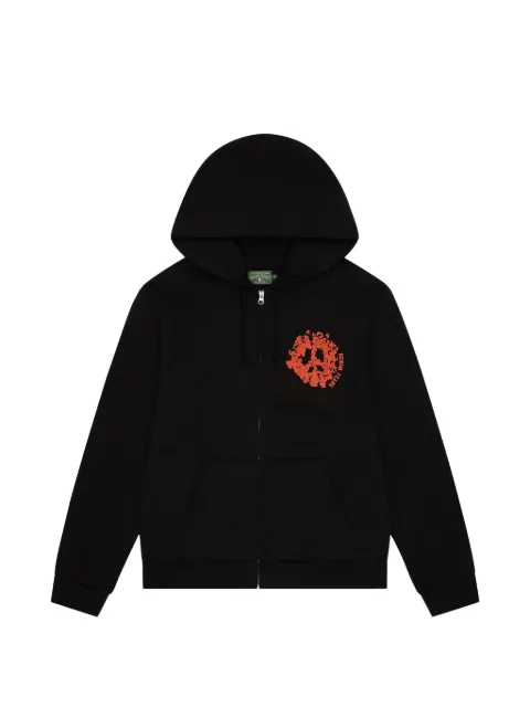 Denim Tears zip hoodie Black DT417