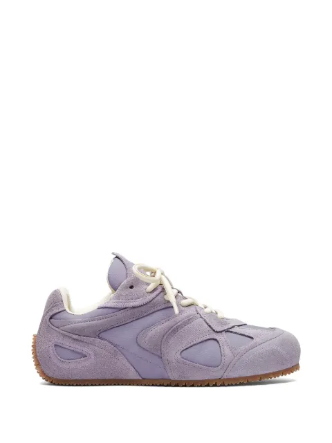 Axel Arigato Slow suede-panel sneakers Purple F3695002