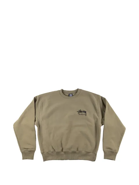 Stüssy logo-print sweatshirt Brown STUS398