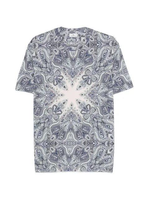 ETRO paisley-print T-shirt Blue MRMA0002AKI10