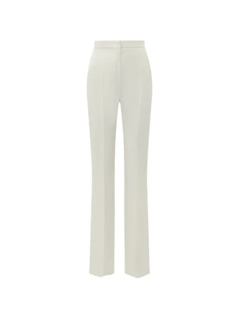 Max Mara satin-stripe pressed-crease trousers Neutrals 2611131054600