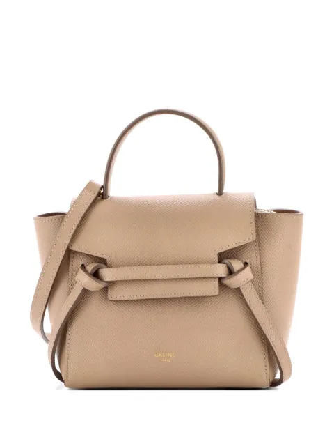 Celine Pre-Owned Belt Bag Textured Leather Pico shoulder bag Neutrals EN9B92KGISYVB1MD