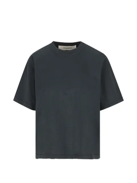 Golden Goose logo-appliqué cotton T-shirt Grey GWP01874P001576
