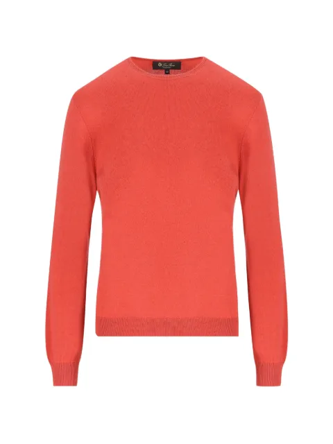Loro Piana long-sleeve sweater Orange FAQ4508R0F0