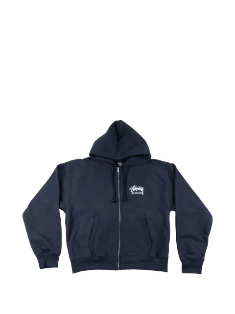 Stüssy zipped hoodie Blue STUS395