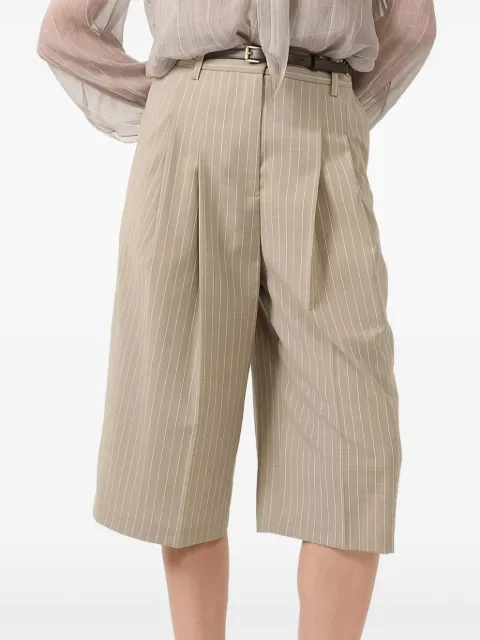 Barbara Bui pinstripe bermuda shorts Neutrals H1661HEA