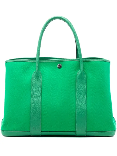 Hermès Pre-Owned 2014 Toile and Negonda Garden Party 36 tote bag Green 6NJ7OW4YOG5UBCIQ