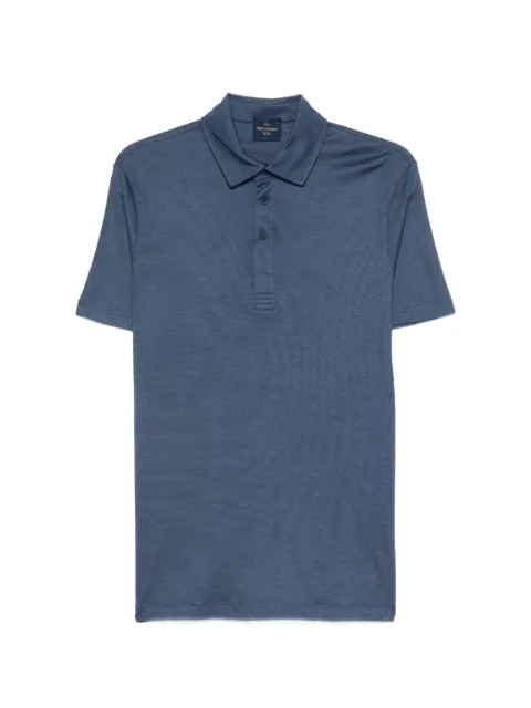 Paul & Shark buttoned striped polo shirt Blue 25411283