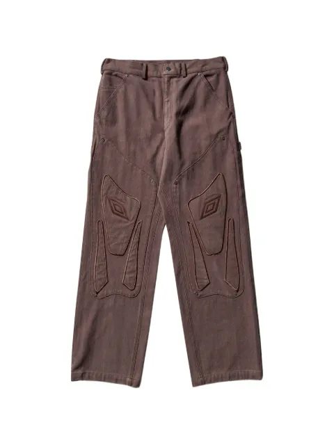 UMBRO embroidery trousers Brown UBMW0338FA213