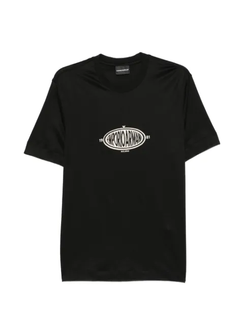 Emporio Armani logo-patch T-shirt Black EM004916AF13747