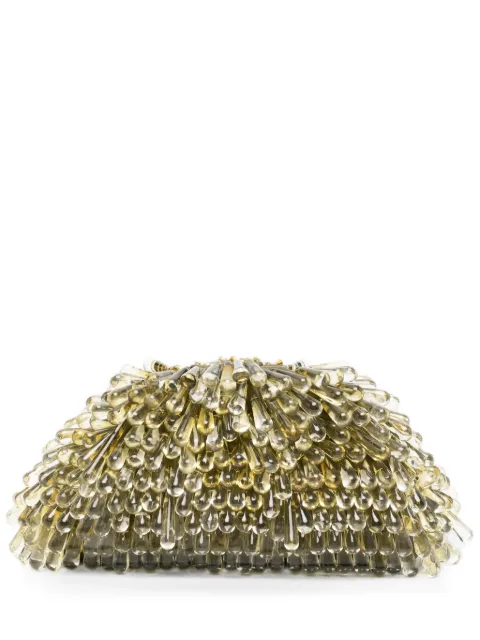 Cult Gaia Jaala Nano beaded crossbody bag Green HDBCB2977BD3833