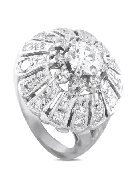LB Exclusive embellished diamond ring Silver MF16021026