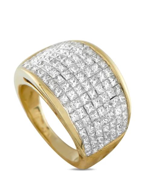LB Exclusive embellished diamond ring Gold MF07021026