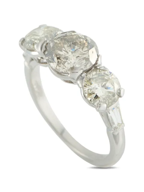 LB Exclusive embellished diamond ring Silver MF13020926