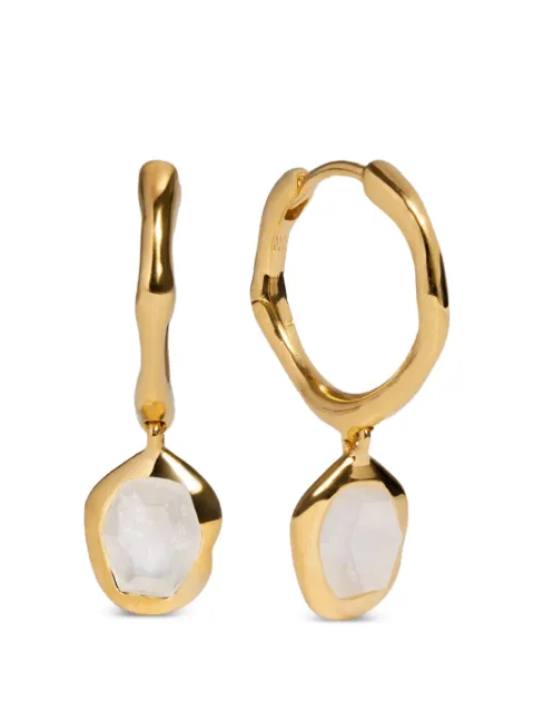 Monica Vinader Odyssey moonstone earrings Gold GPEAZIHYMOO