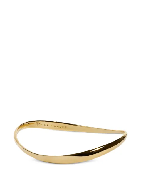 Monica Vinader Swirl bangle bracelet Gold GPBLSWRBNON
