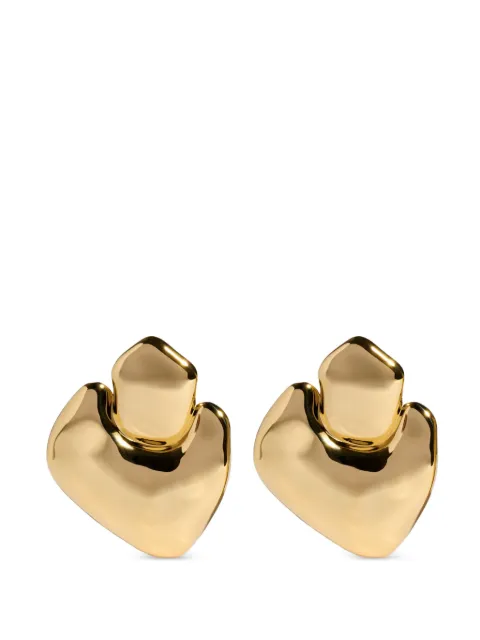 Monica Vinader bold stud earrings Gold GPEAZIPTNON