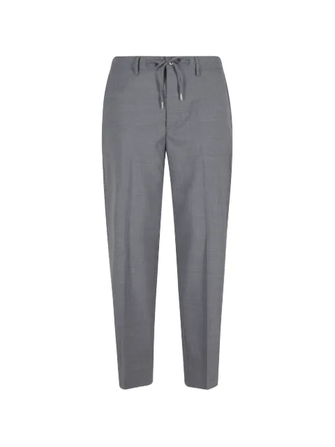 Briglia 1949 drawstring pleated trousers Grey COVENTS300082098