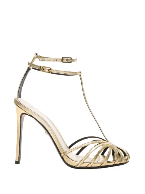 Alevì Stella 110 leather pumps Gold L26SC016U0795G03098