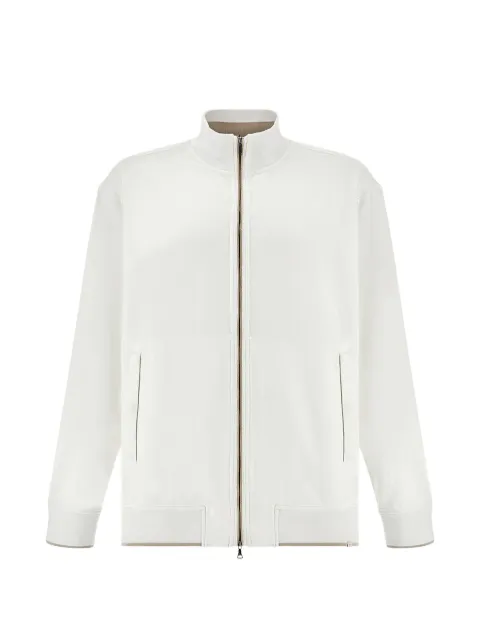 Paul & Shark zip-up fleece sweatshirt White 26411809108