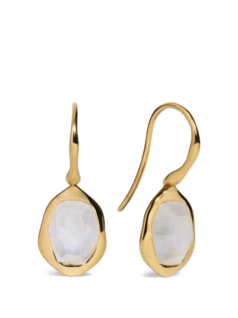 Monica Vinader Odyssey moonstone earrings Gold GPEAZIMWMOO