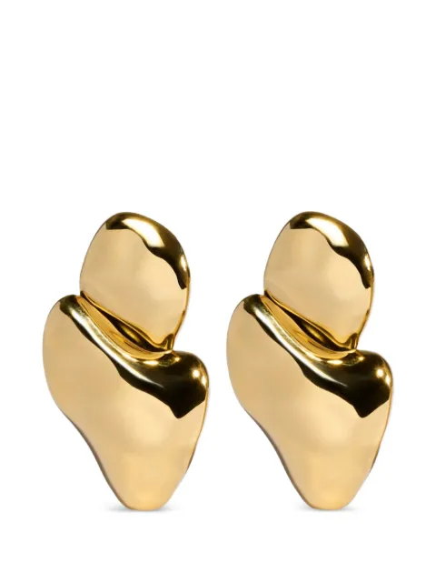 Monica Vinader Odyssey stud earrings Gold GPEAZIPDNON
