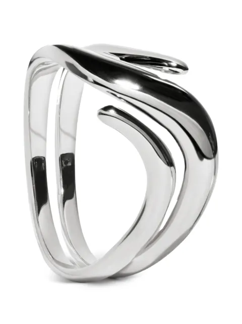 Monica Vinader swirl wrap ring Gold SSRGSWRRNON