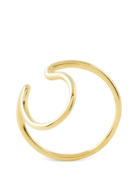 YPARIS Double doré Lou G wave ear cuff Gold C5HC01A