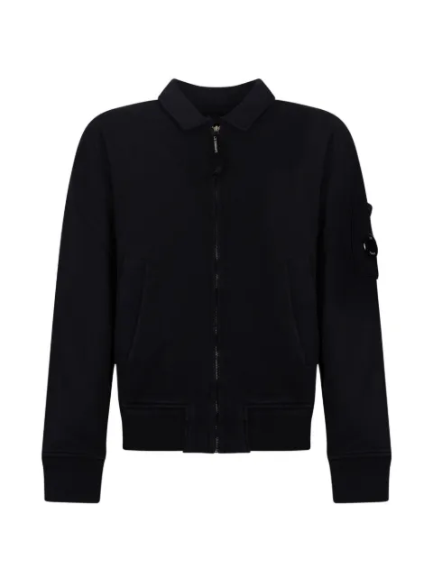 C.P. Company zip-up sweatshirt Black 20CMSS040A110044G888