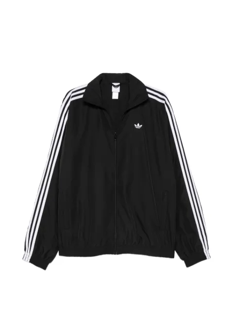 adidas logo-detail zip sweatshirt Black KD2894