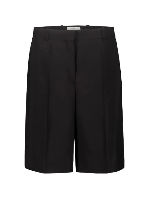 TOTEME pressed-crease shorts Black 262WRB0455FB0475001