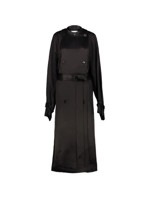 TOTEME satin trenchcoat Black 262WRO0288FB0526001