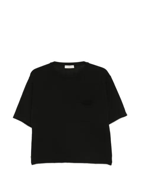 Intrecci pocket detail T-shirt Black S2641