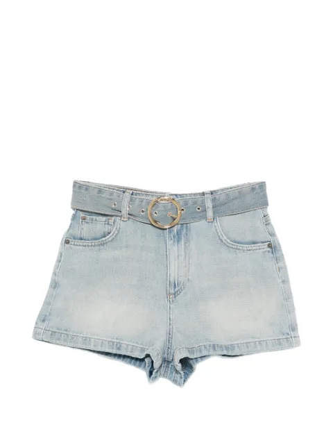TWINSET belt denim shorts Blue 261TT2511