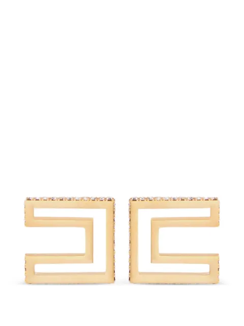 Elisabetta Franchi earrings with rhinestones Gold OR77A62E2