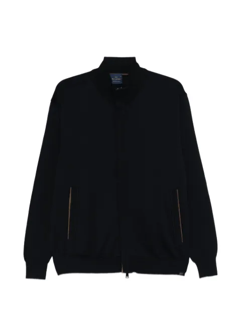 Paul & Shark zip-up virgin wool cardigan Blue 26411717