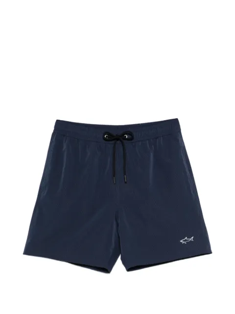 Paul & Shark drawstring logo swim shorts Blue 25415061