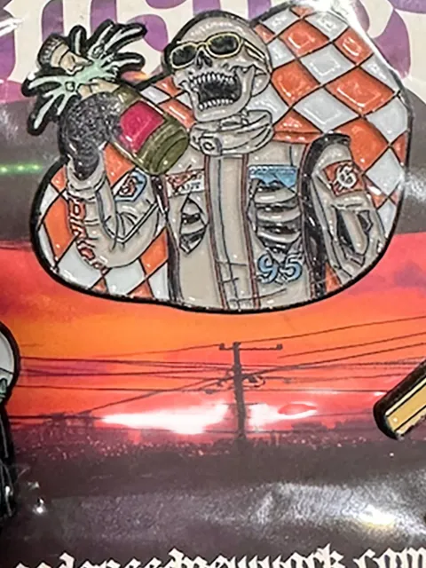 GODSPEED NYC pins (set of three) Gold GS045