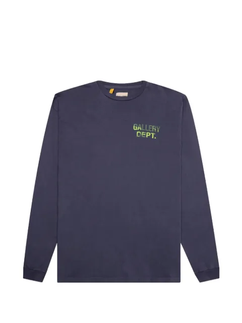GALLERY DEPT. Souvenir long-sleeved T-shirt Blue GD026