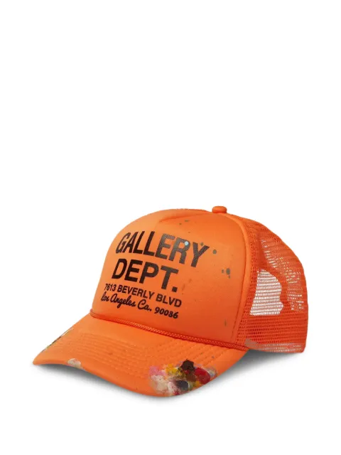 GALLERY DEPT. logo-detail trucker cap Orange GD024
