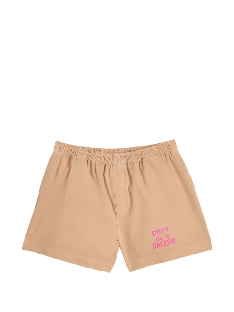 GALLERY DEPT. logo-detail track shorts Neutrals GD019