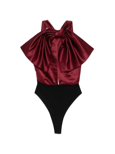 Alchemy x Lia Aram bow-detail bodysuit Red LIA740