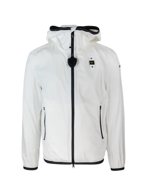Blauer Farrin zip-up hooded jacket White 26SBLUC11018007110100