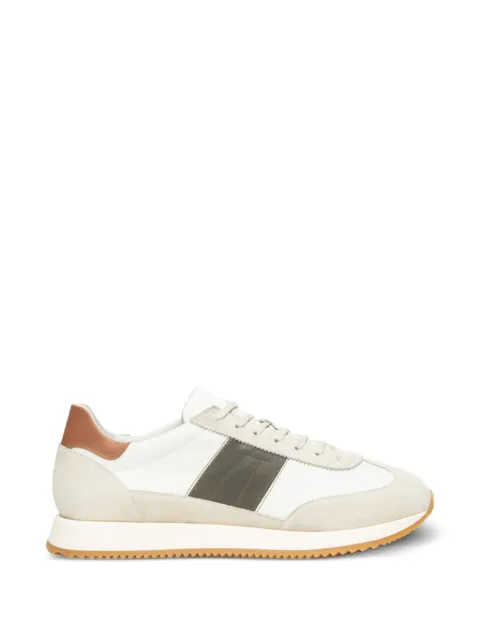 NERO GIARDINI striped-detail panelled sneakers White E601113U