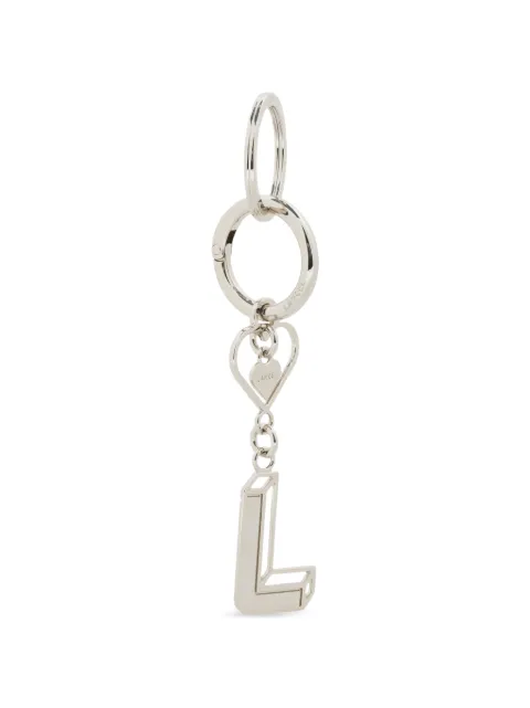 Lancel letter-detail keyring Silver A11173V7TU