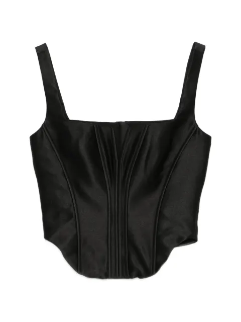 Self-Portrait corset top Black SS26105TB