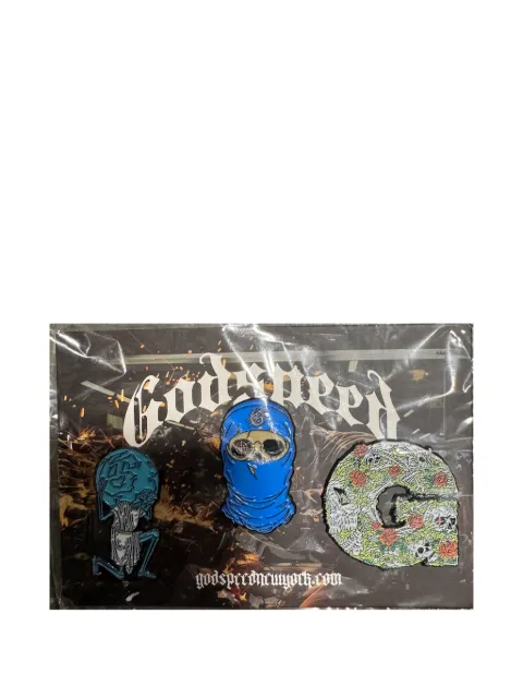 GODSPEED Shiesty pins (set of three) Black GS047