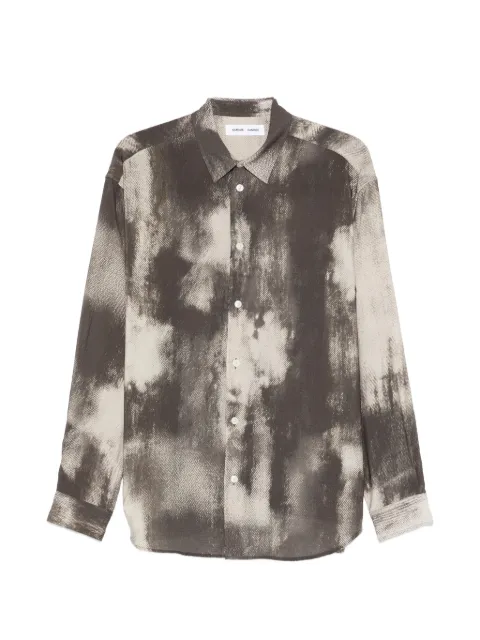 SAMSOE SAMSOE Saluan X printed shirt Grey 15961SALUAN