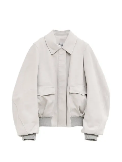 LOEWE flap-pocket jacket Grey S540Y34L87