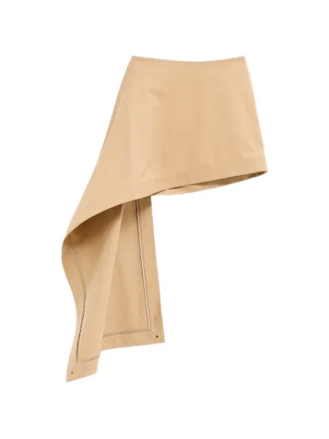 LOEWE draped panel mini skirt Neutrals S540Y08XCS